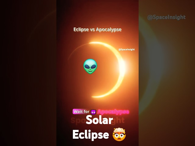 Solar eclipse vs Lunar eclipse vs Apocalypse😈👺 #shortsfeed #shorts #space #earth #eclipse