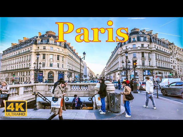 Paris, France 🇫🇷 -  Septembre 2024 [ 4K HD]  Paris Walking Tour | Paris 4K| A Walk In Paris