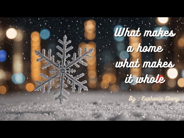 Christmas home-coming ❄️🎄🏡 -What makes a home, what makes it whole - Christmas album 2024