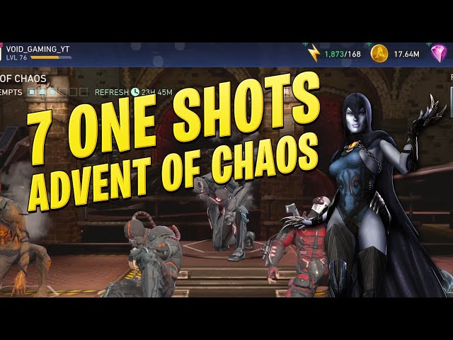 7 ONE SHOTS | Advent of Chaos | Heroic 7 | Solo Raids |  Injustice 2 Mobile