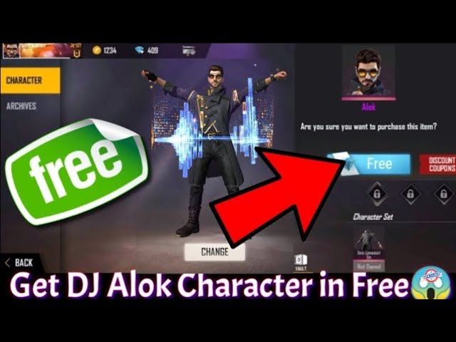 🔥NEW 100% WORKING TRICK TO GET FREE DJ ALOK CHARACTER | HOW TO GET FREE DJ ALOK IN FREE FIRE