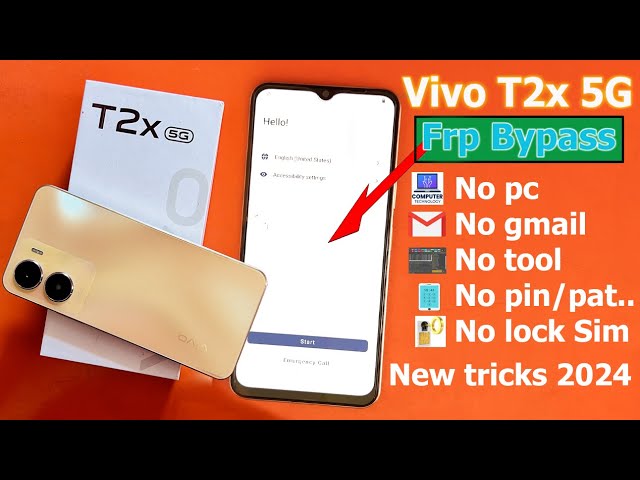 vivo t2x 5g frp bypass android 13 / without pc 2024 #vivot2x5gfrpbypassandroid13   #Logicmobile