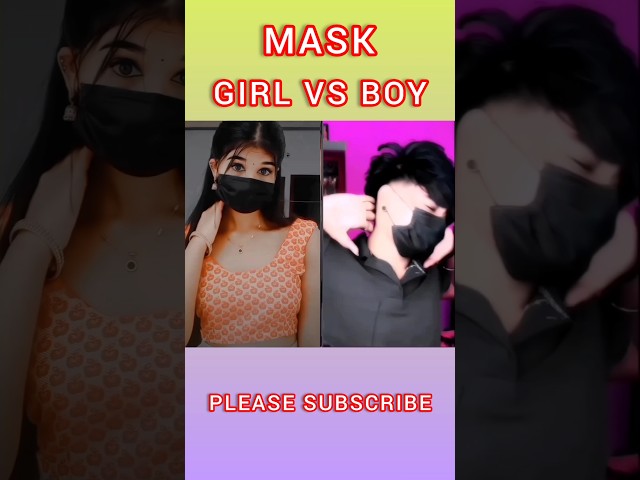 MASK BOY VS GIRL #maskboy #maskgirl #youtubeshorts #youtube #maskboyvsgirl