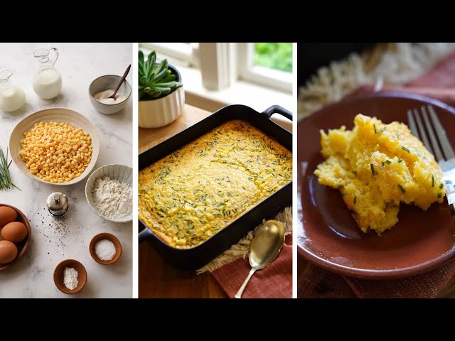 Corn Pudding Casserole (No Jiffy Mix/No Creamed Corn)