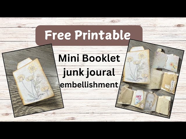 Get Your Free Mini Booklet Printable – Beautiful Floral Design