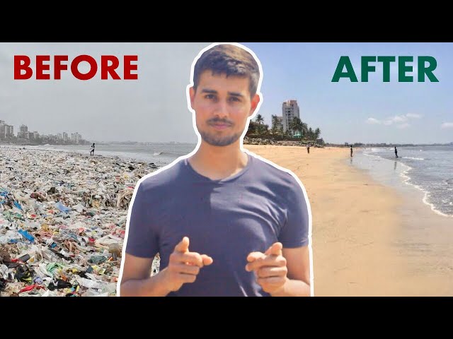 Cleaning 9 million kgs of Trash | Dhruv Rathee Interviews Afroz Shah