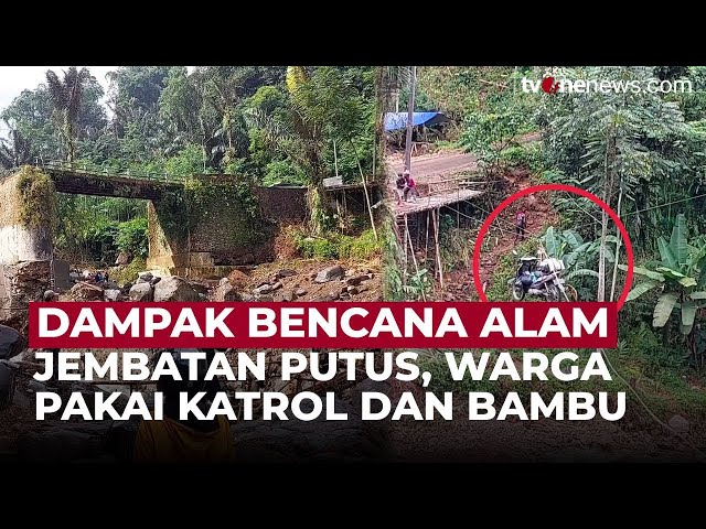 Dampak Bencana! Warga Pekalongan Seberangi Sungai dengan Katrol & Bambu | OneNews Update