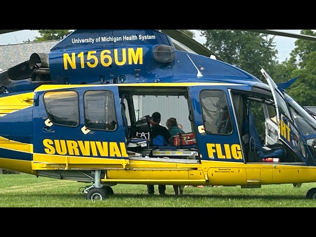 U of Michigan Survival Flight Training Clayton Fire Department