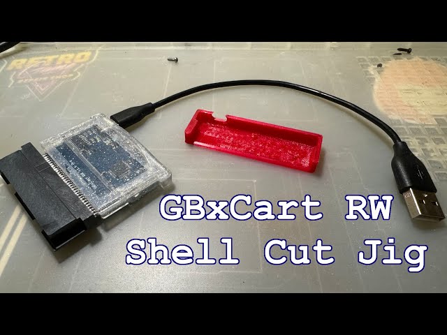 GBxCart RW Pro 3D Printed Shell Cutting Jig (for all v1.4_ versions)