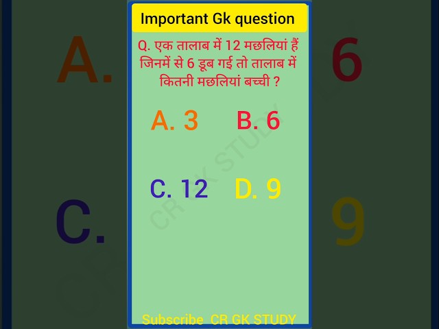 Most important gk questions for quiz competition/ Gk questions and answers/ Hindi gk video #shorts