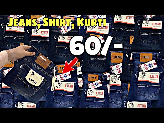 🤑 Jeans, Shirt Men's Wear Wholesale | 60/- Fresh Readymade Lot | Kurti Wholesale Market 🤑 Cheapest