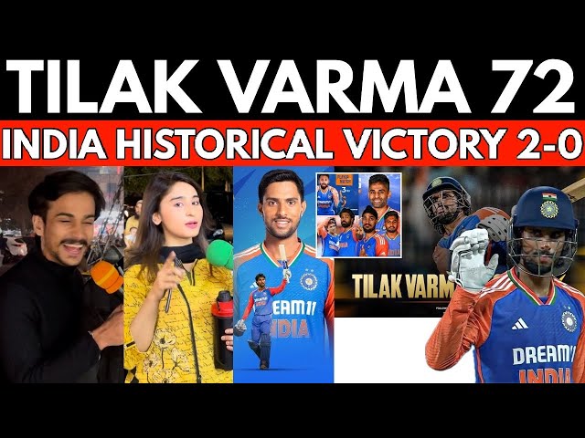 Tilak Varma 72(55)*🥵| Greatest Victory 2-0 | India vs England 2nd T20i | Pakistani Reaction