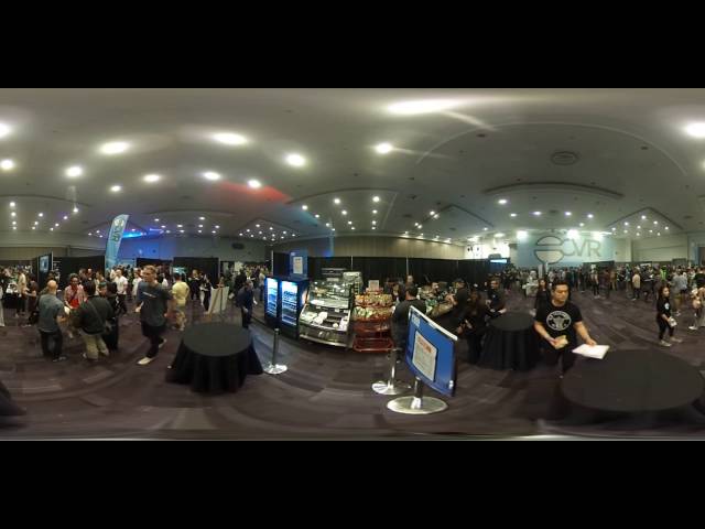 Consumer-VR Show in Vancouver filmed with Richo Theta 360 Lunch Counter