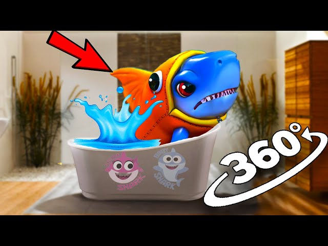 Baby Shark Remix | Baby Shark 360 vr  | 360 video