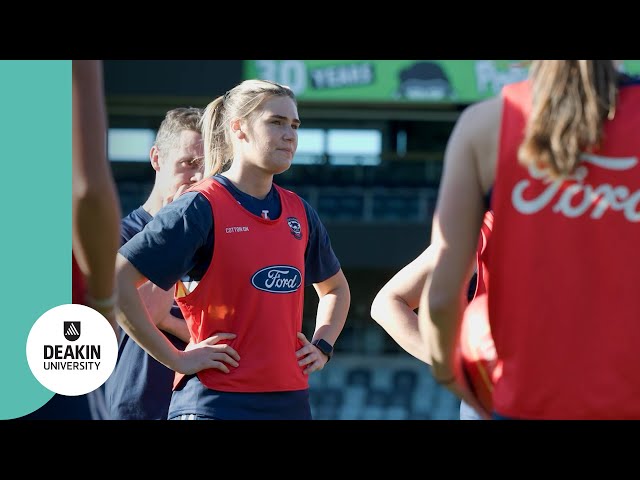 Beyond the field: A week with AFLW star, Becky Webster