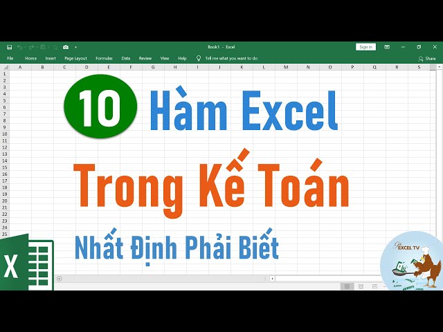 Top 10 hàm Excel trong kế toán