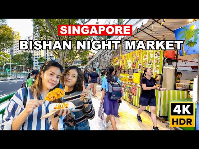 Street Food Market Singapore | Bishan Night Market 🇸🇬🍔🌭🍟