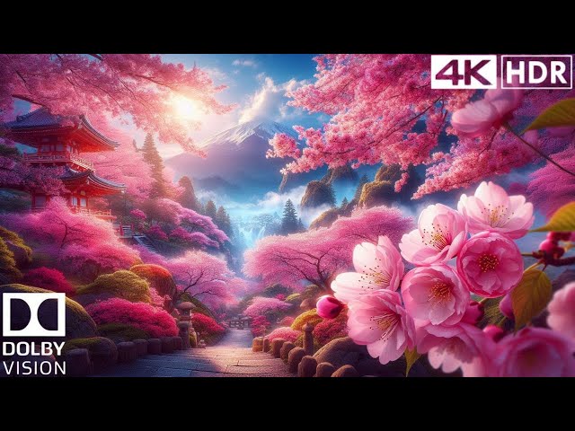 4K HDR (60fps) | Japan's Cherry Blossom Season | GLOBALSCAPES 4K Dolby Vision