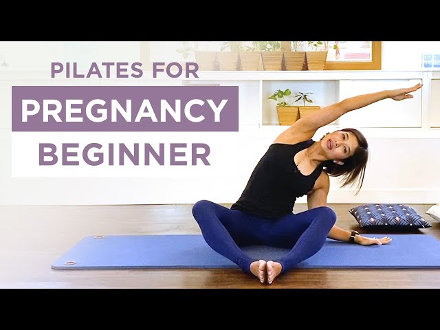 Pregnancy Beginner - Pilates Matwork - 30min Safe Prenatal fullbody workout