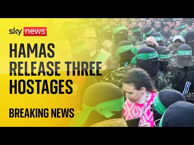 First Israeli hostages released by Hamas as part of Gaza ceasefire