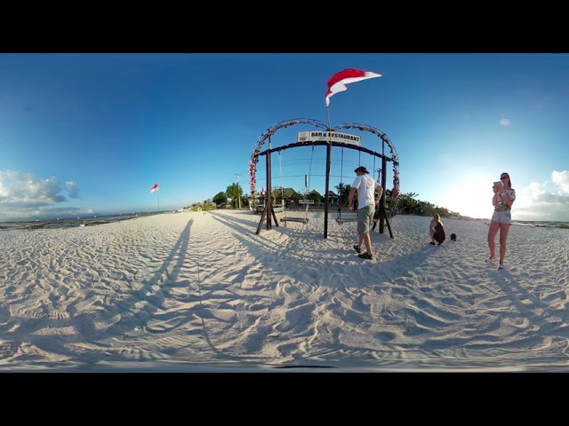 Nusa Lembongan 360VR  Beach & sunset timelapse