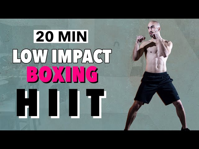 20 min Weight Loss HIIT Boxing Walking Workout for Beginners