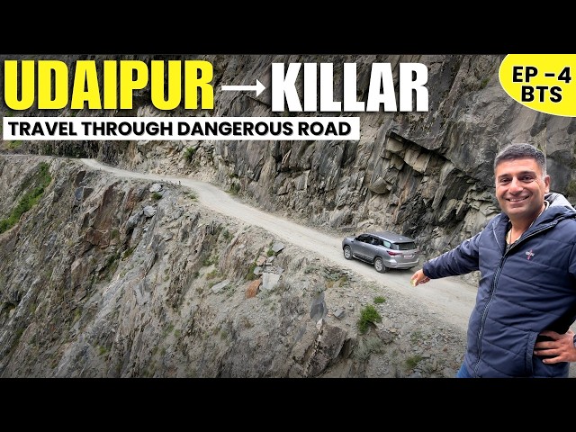 EP 4 BTS Udaipur to Killar | Mrikula Devi Temple, Dangerous Roads in Pangi Valley, Himachal Pradesh