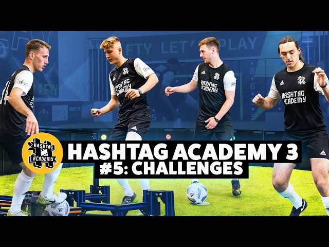 HASHTAG ACADEMY S3E5: Football Challenges - who can beat Ronaldo?!