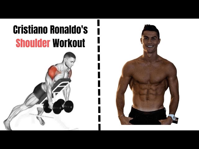 "Cristiano Ronaldo's Explosive Shoulder Workout: Gym Mastery!"