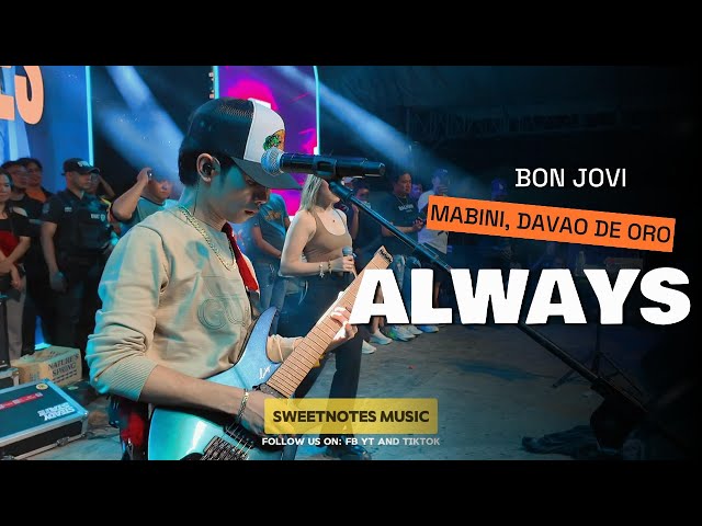 Always | Bon Jovi - Sweetnotes Live @ Mabini, Davao De Oro