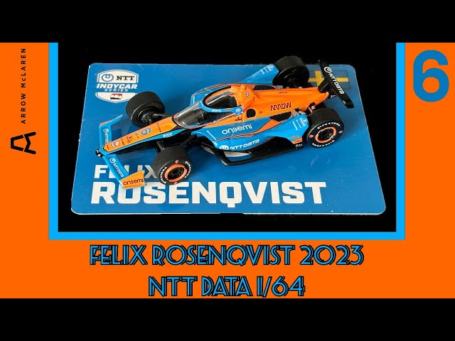 2023 Felix Rosenqvist #6 NTT Data Indycar Diecast 1/64