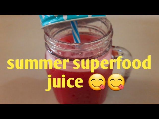 How to make summer superfood watermelon juice| তরমুজ জুস রেসিপী।