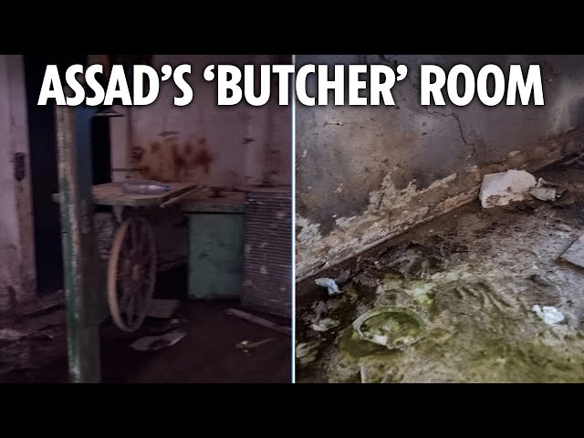 Inside Assad’s putrid ‘butcher room’ where atrocities were carried out on opponents’ bodies