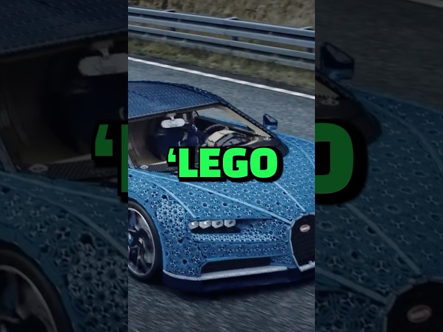 Have you seen a LEGO supercar driving on the road? #shorts