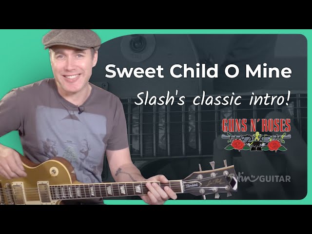 How to play the intro for Sweet Child O Mine on guitar #JGTRSweetChild