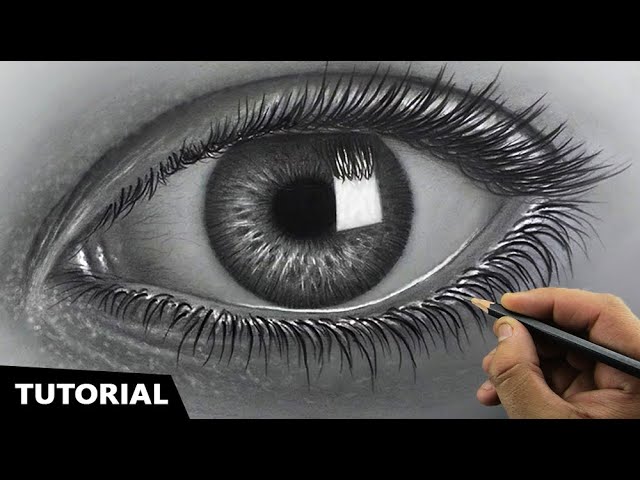 Draw Hyperrealistic Eye | Easiest Method | Narrated Step-by-step.