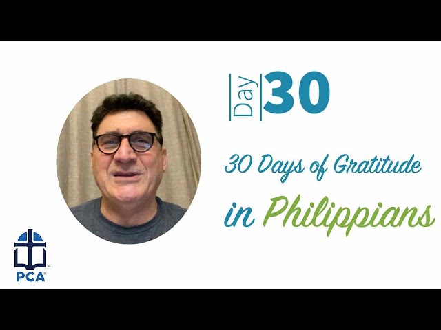 Daily Devotion of Gratitude in Philippians 4:21-23/ DAY 30 with  Mike Khandjian