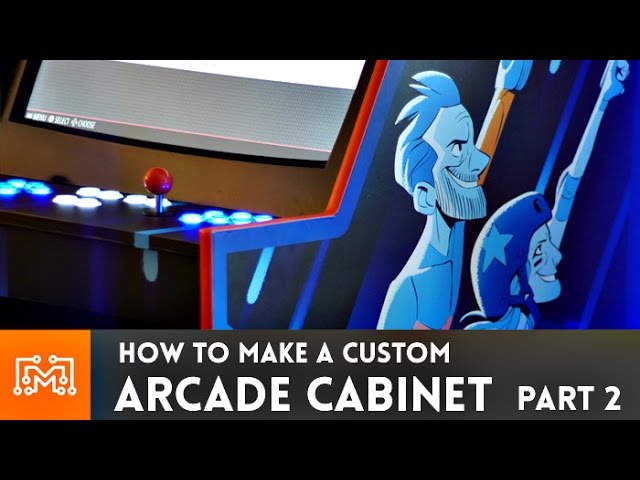 Arcade Cabinet build Part 2 (graphics & trim) // How-To | I Like To Make Stuff