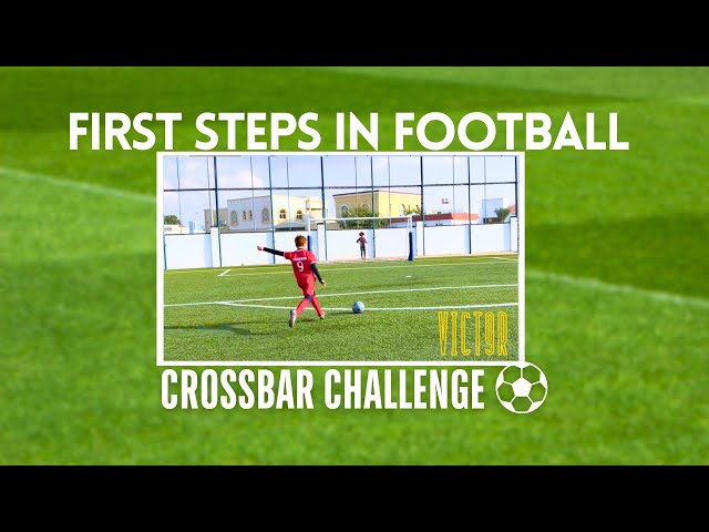 My Journey to Better Technique: Crossbar Challenge ⚽💥#Vict9r #football #crossbarchallenge