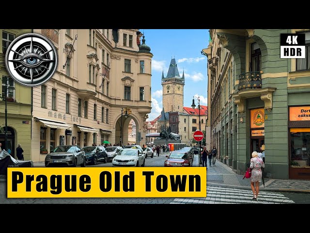 Walking tour of Prague's Old Town on Wednesday 🇨🇿 Czech Republic 4k HDR ASMR