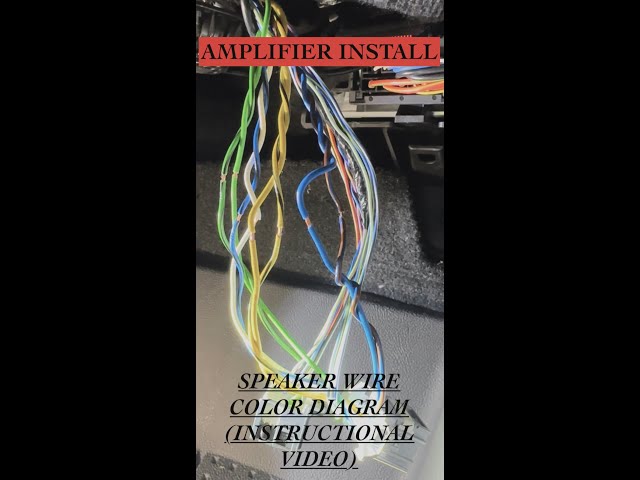 Silverado Easy Amplifier Install with Factory Speaker Wiring Colors! #diy #youtube #video #install