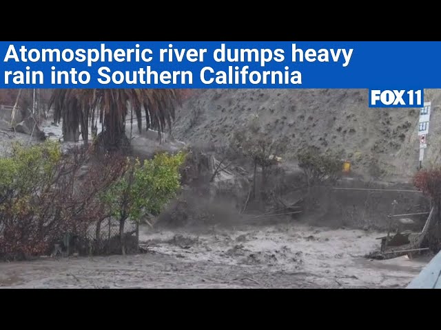 LA Storms: Mudslide in Malibu, flash flooding across Southern California