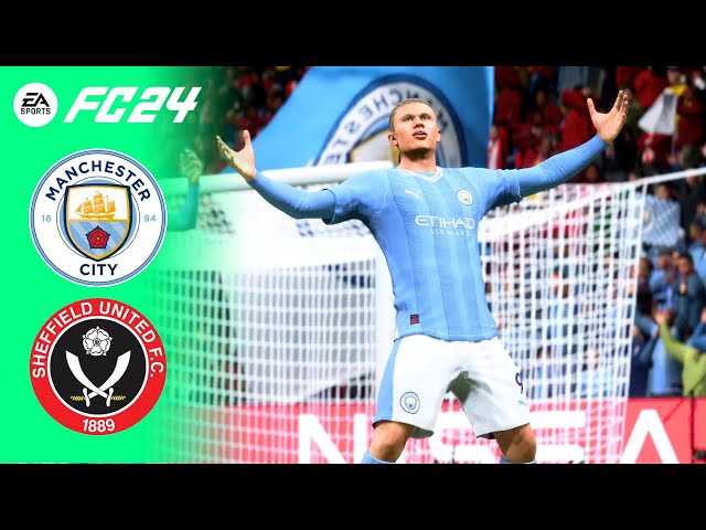 PS5 FC 24 Manchester City vs Sheffield Utd | Premier League