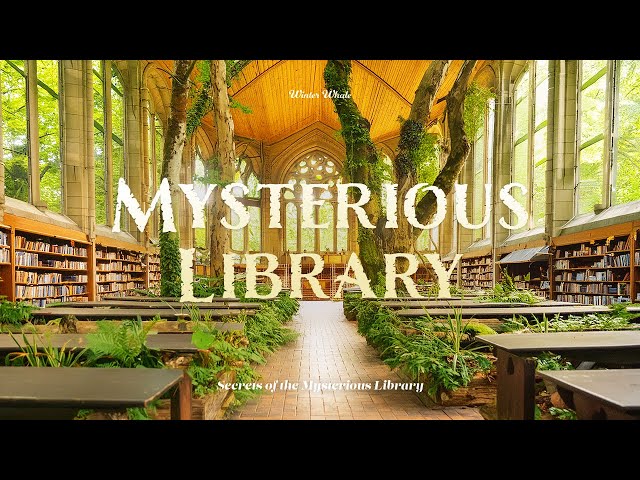 Library created by druids and managed by wizards | Library in a mysterious forest | Study, Focus