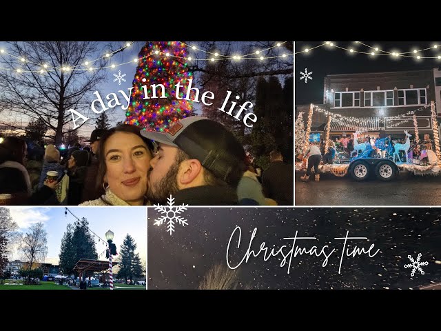 Christmas time Vlog 🎄 Family Day at the Holiday Market & Parade!