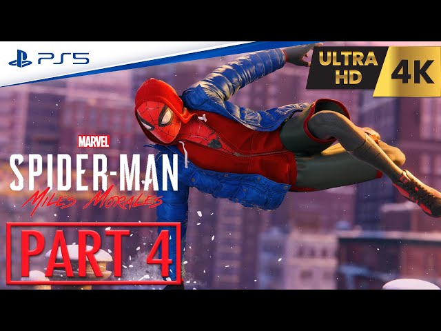 Spider-Man: Miles Morales (4K 60FPS HDR) PS5 Gameplay Walkthrough Part 4 - All Subtitles