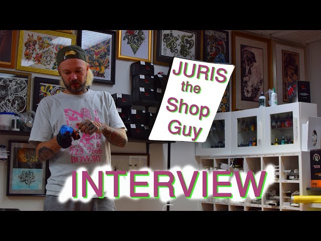 Interview with Juris - body piercer and tattoo shop manager and stuff