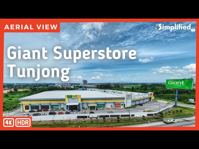 Giant Superstore Tunjong, Kota Bharu | Drone view in 4K 60FPS HDR