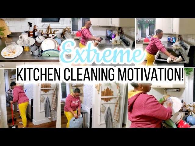 Extreme Kitchen Cleaning Motivation | Winter Kitchen Clean With Me | Cleaning Is My Therapy!