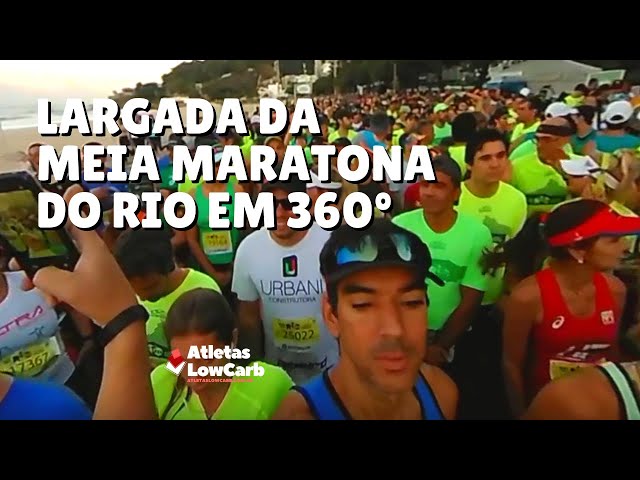 Largada da Meia Maratona do Rio em 360°